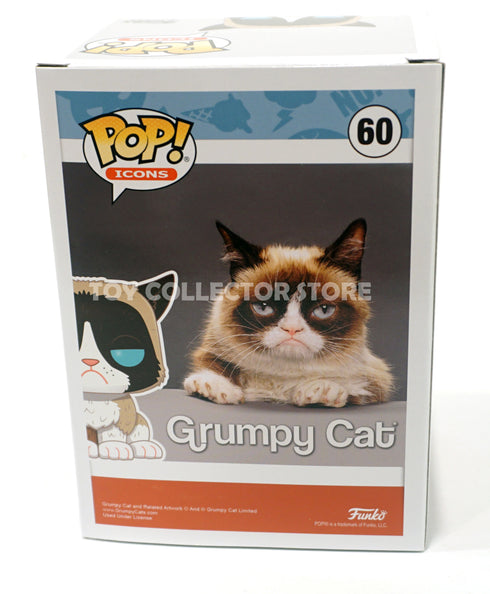 Flocked Grumpy Cat 60 EE Exclusive Funko Pop Vinyl Figure